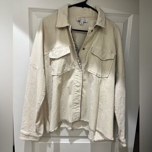 She + Sky Cream Jacket